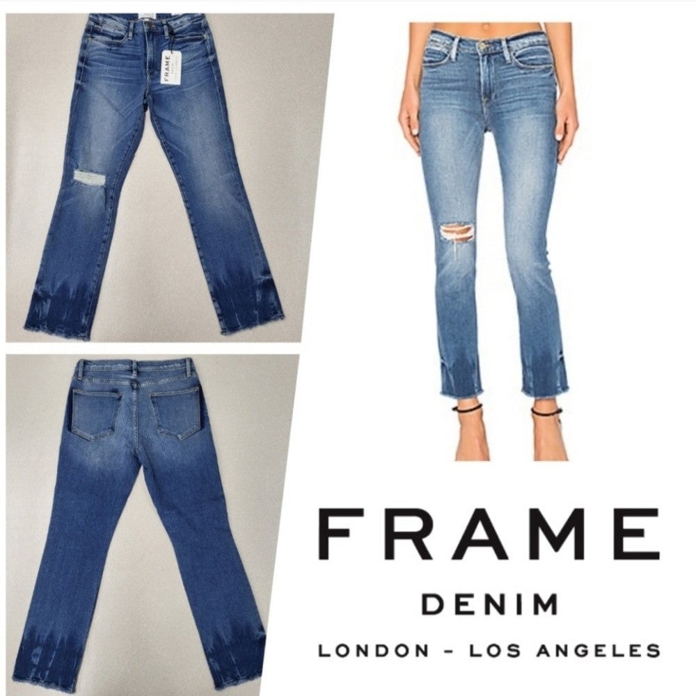 Frame Denim Le High Straight in Merriweather NWT - 27