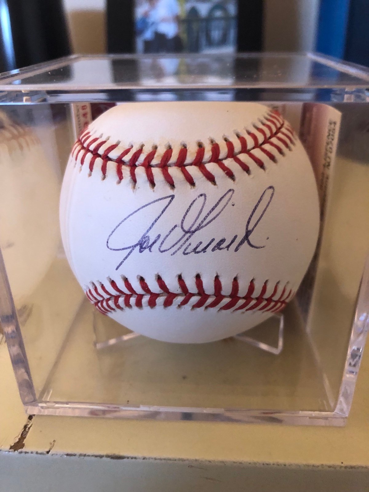 signed baseball