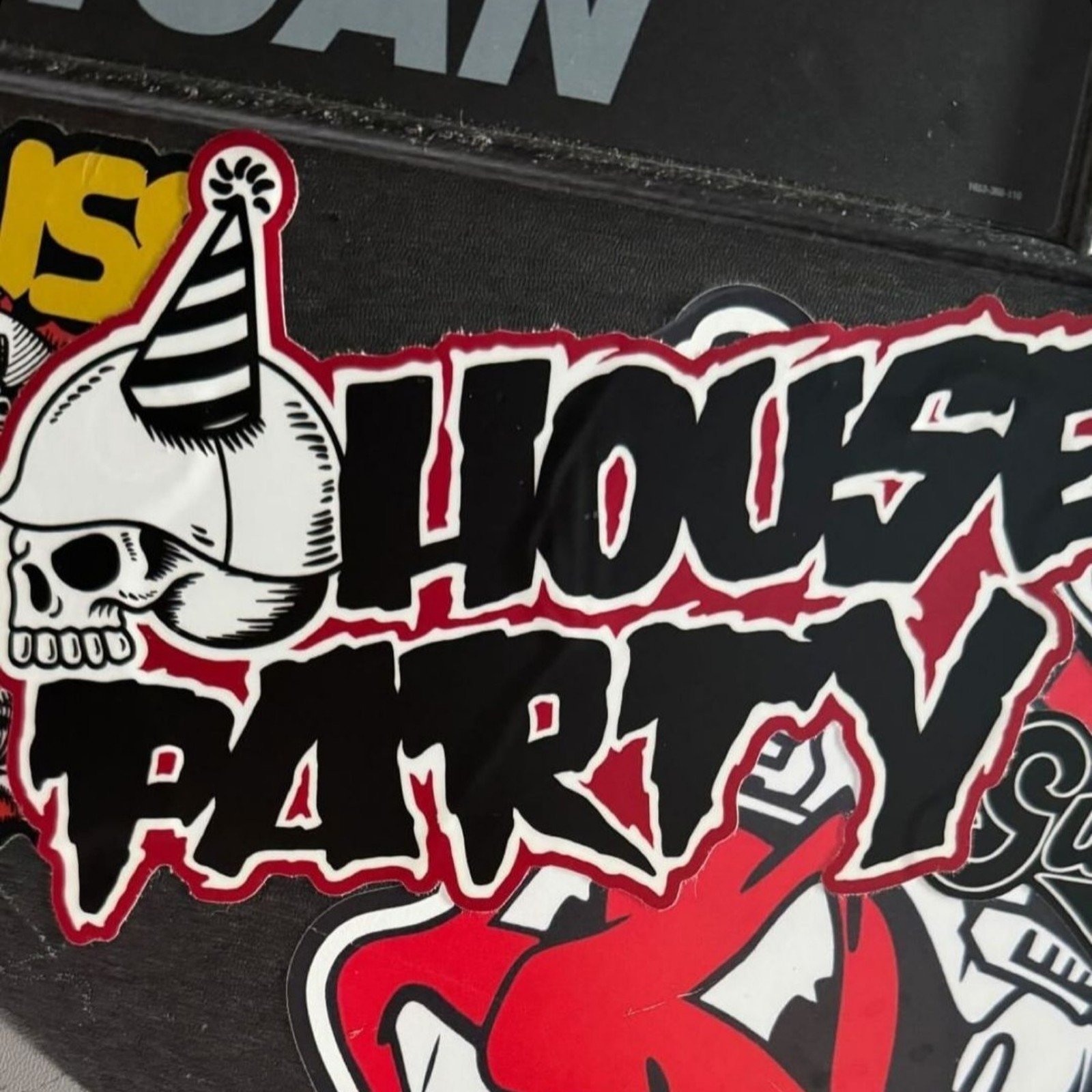 House Party Distro Sticker