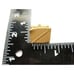 Strand Square Rolled Rope Design Vtg Cufflinks Gold Tone Tux Wedding Formal IOB