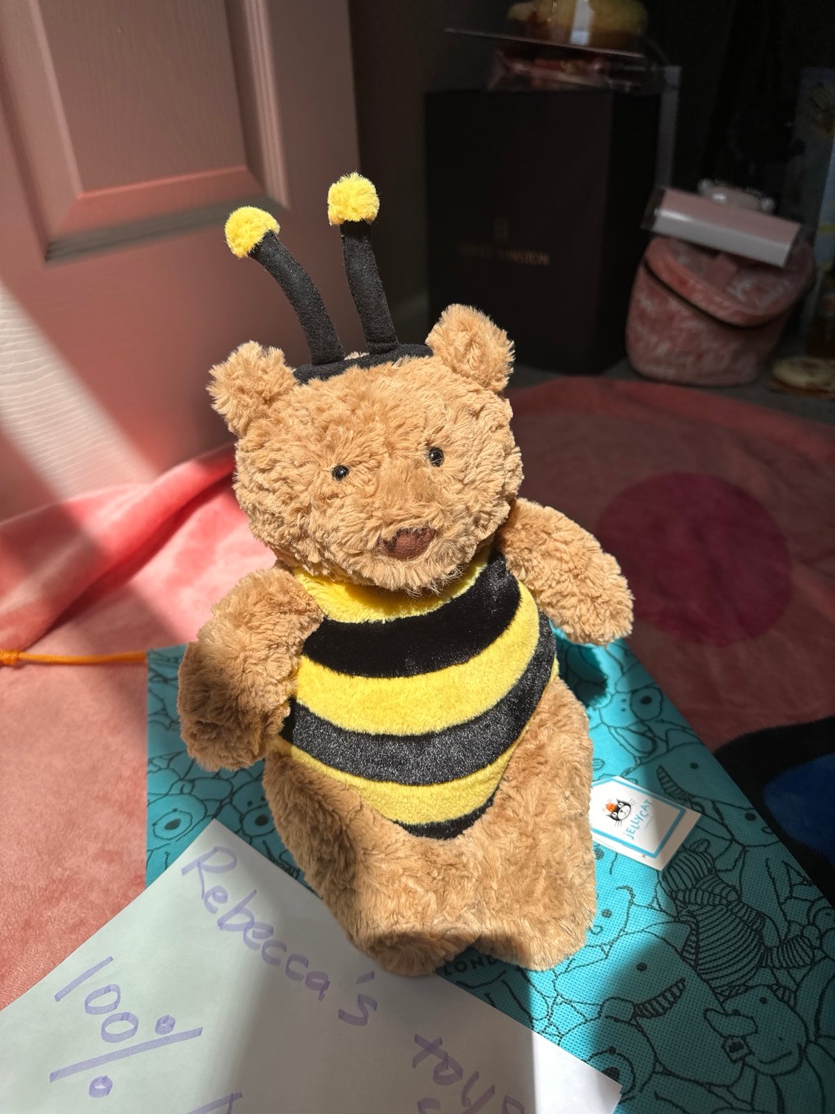 AUTHENTIC Jellycat Bartholomew Bear Bumblebee