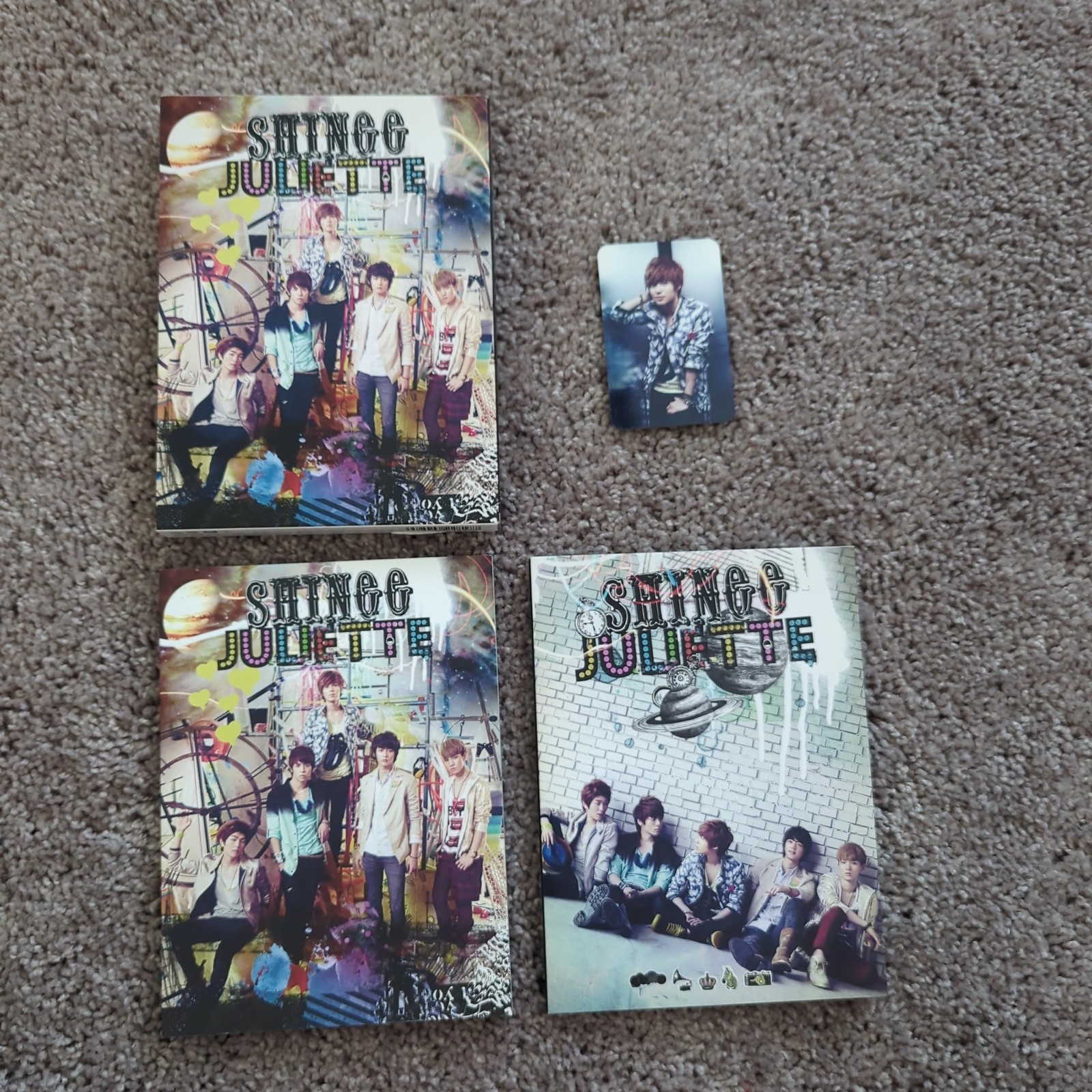 SHINee Juliette Japanese album CD/DVD + photobook + Taemin photocard
