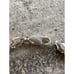 925 Italy Sterling Silver Chain Necklace V Shaped Wide Flat Vintage 17”
