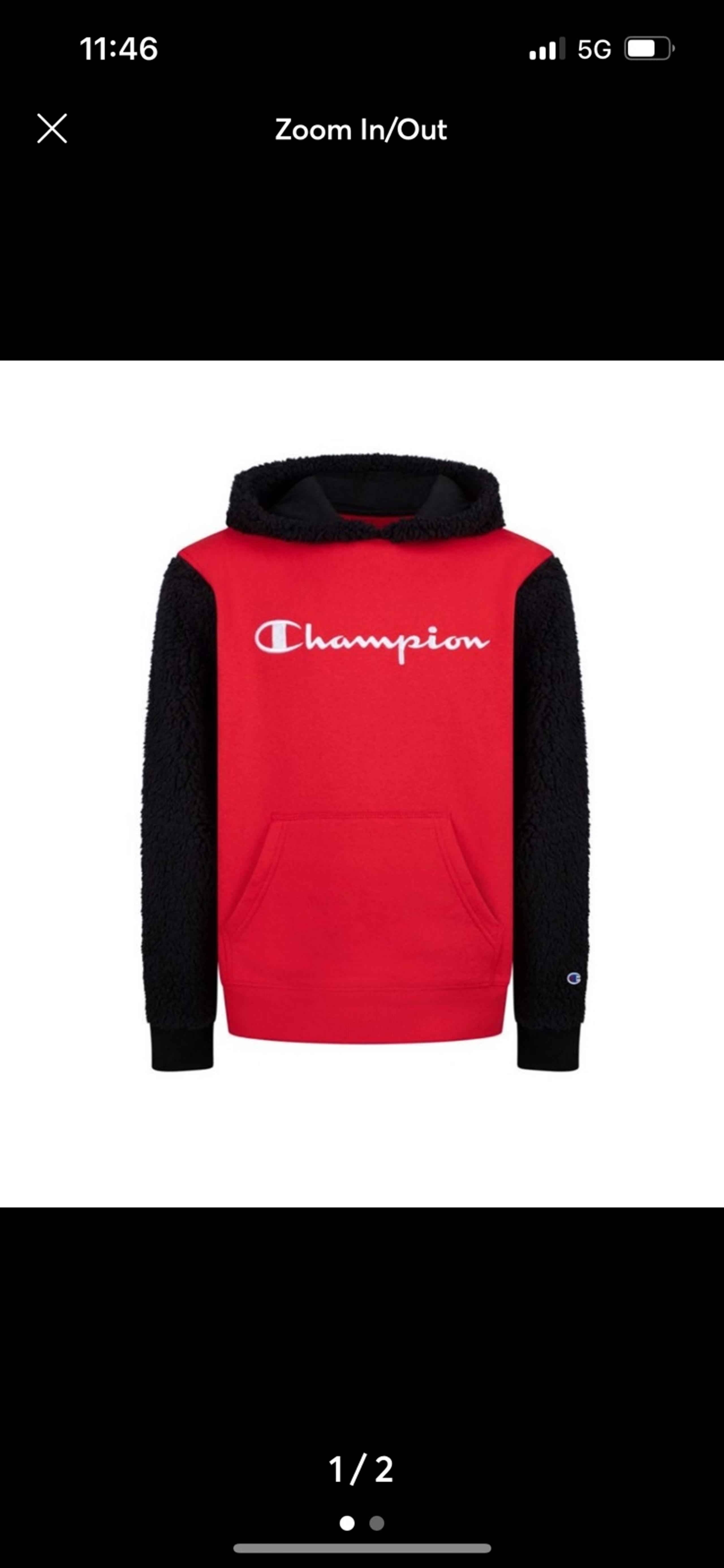 Champion hoodie for big boy