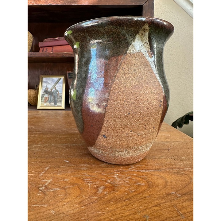 Vintage Handmade Studio Pottery Vase vintage studio pottery stoneware vase decor