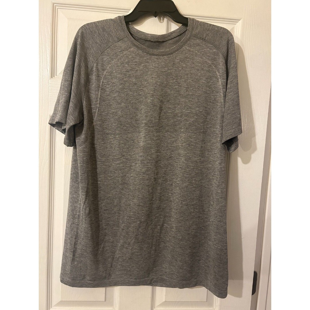Lululemon Mens Metal Vent Tech Short Sleeve Shirt Slate XL