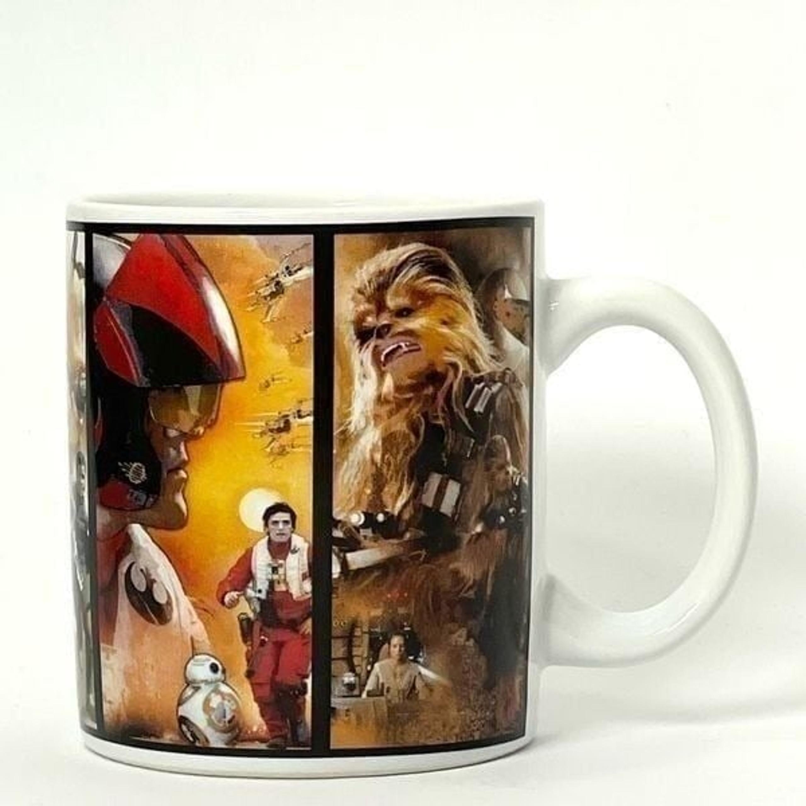 STAR WARS 'Force Awakens' Picture Panel Ceramic Coffee Mug 12oz
