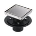 Square Shower Drain 6 Inch Brushed Nickel Floor Drain
