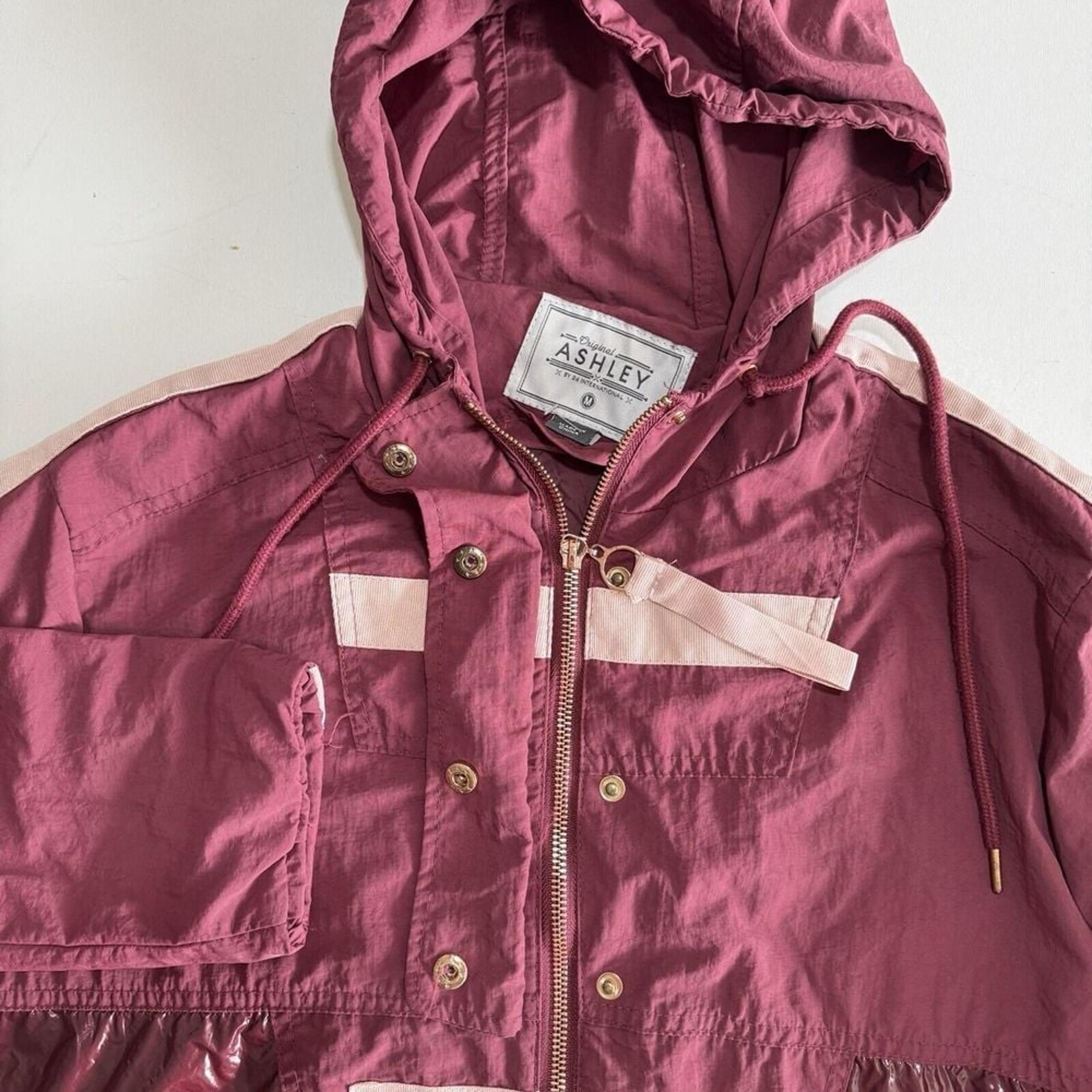 Ashley By 26 International Nylon Jacket Women's Medium Pink
