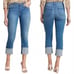 L'Agence Camilla High Rise Cropped Slim Jeans in Dover Wash