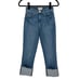 L'Agence Camilla High Rise Cropped Slim Jeans in Dover Wash