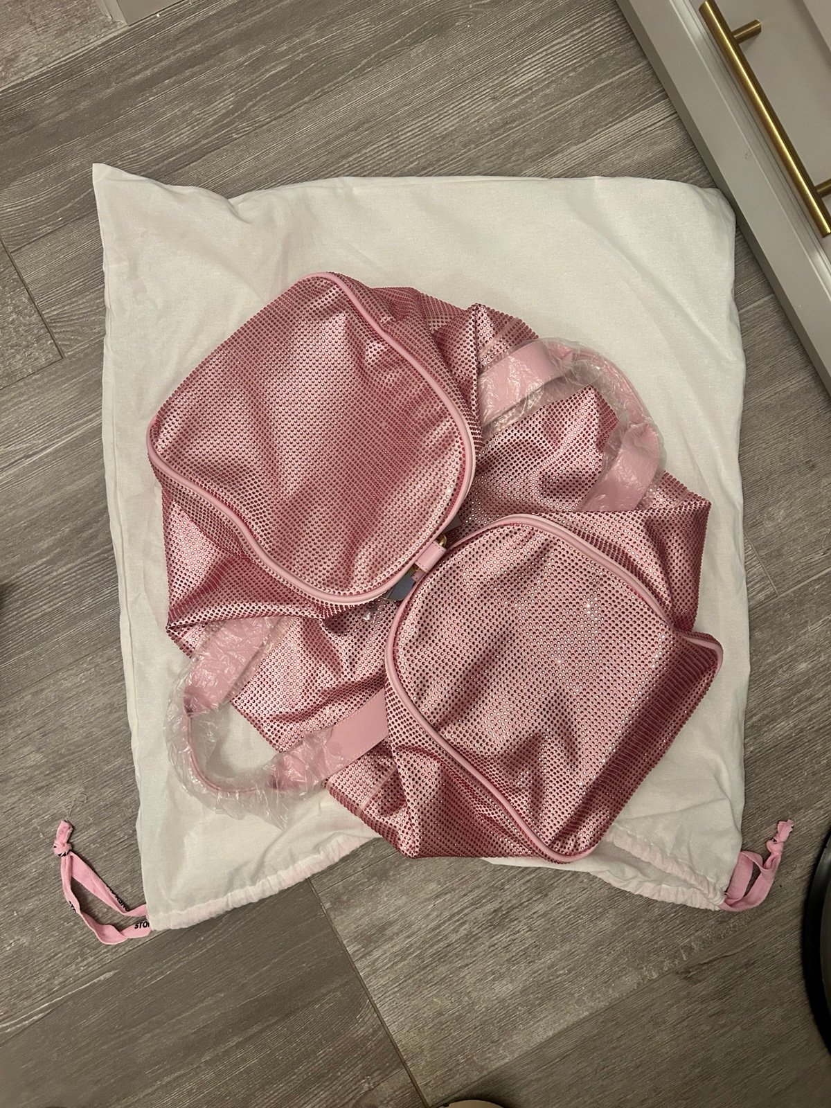 Brand NWT sparkly pink Stoney clover duffle