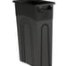 23 Gallon Heavy Duty Plastic Highboy Garbage Container, Black, 1 Each