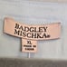 NWT Badgley Mischka XL Ombre Blue-Green Mulberry 100% Silk Pocket Tee Shirt