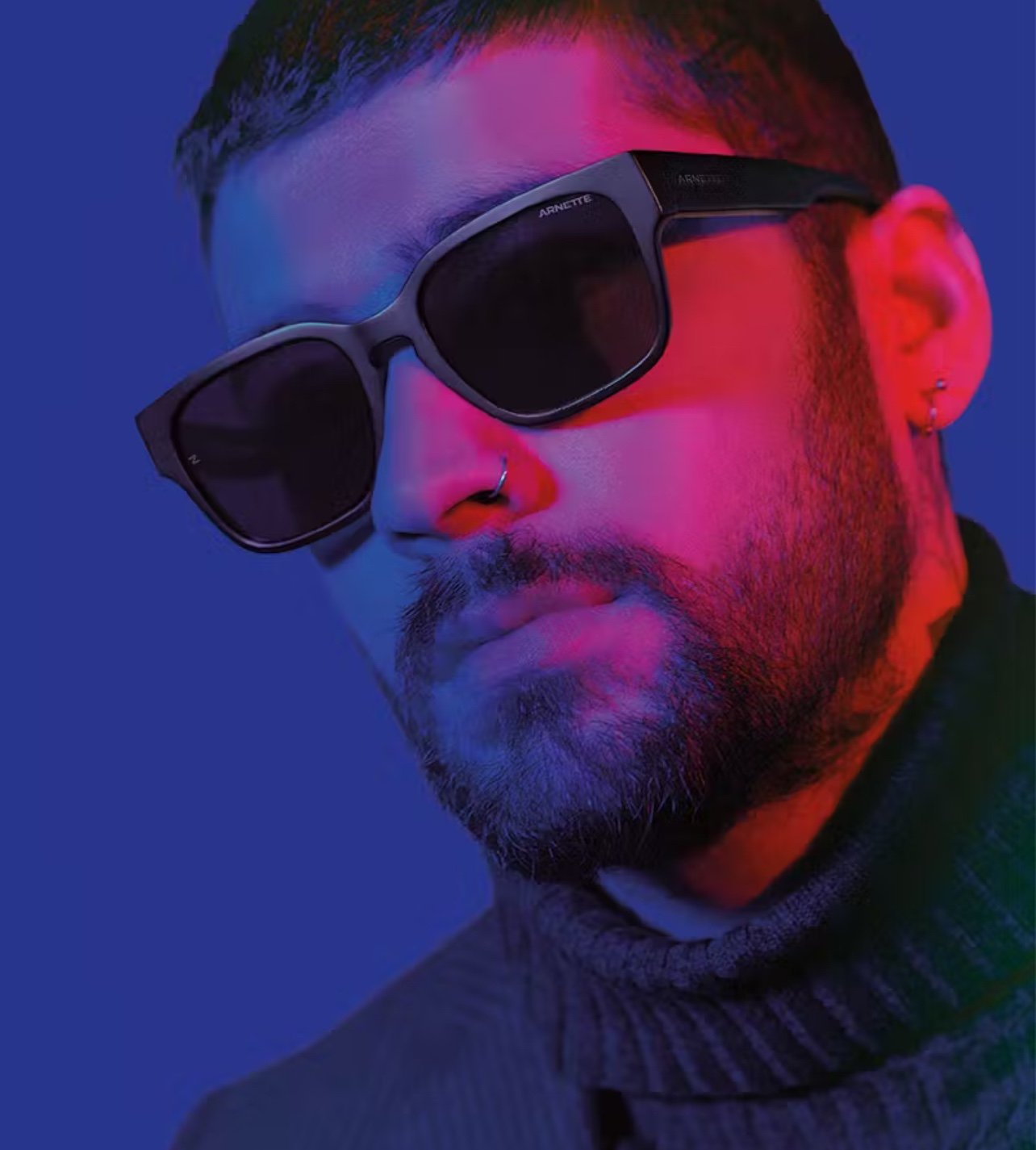 Zayn X Arnette Matte black sunglasses