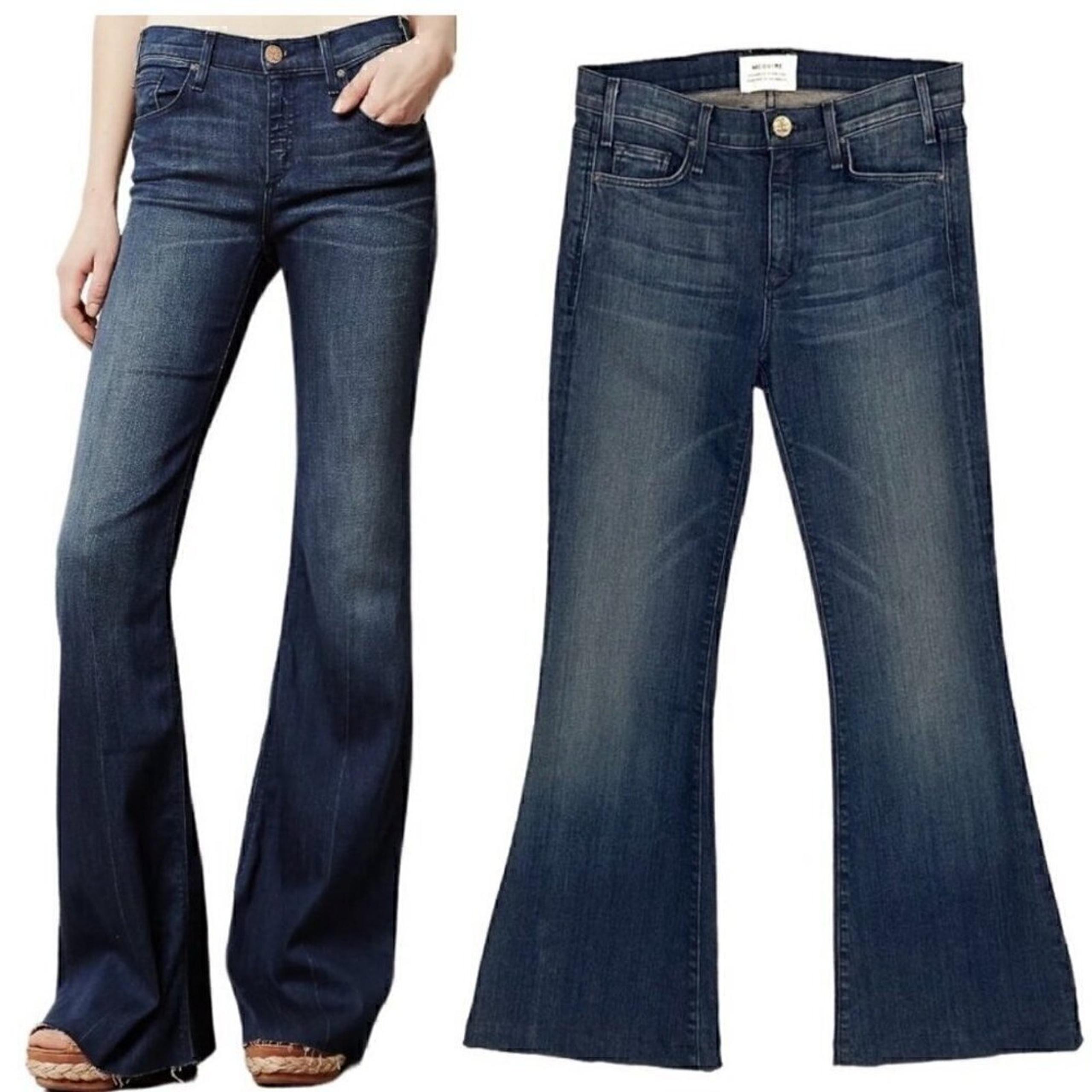 EUC Anthropologie McGuire Denim Majorelle Flare Jeans in Sleeping Gypsy - Sz 27
