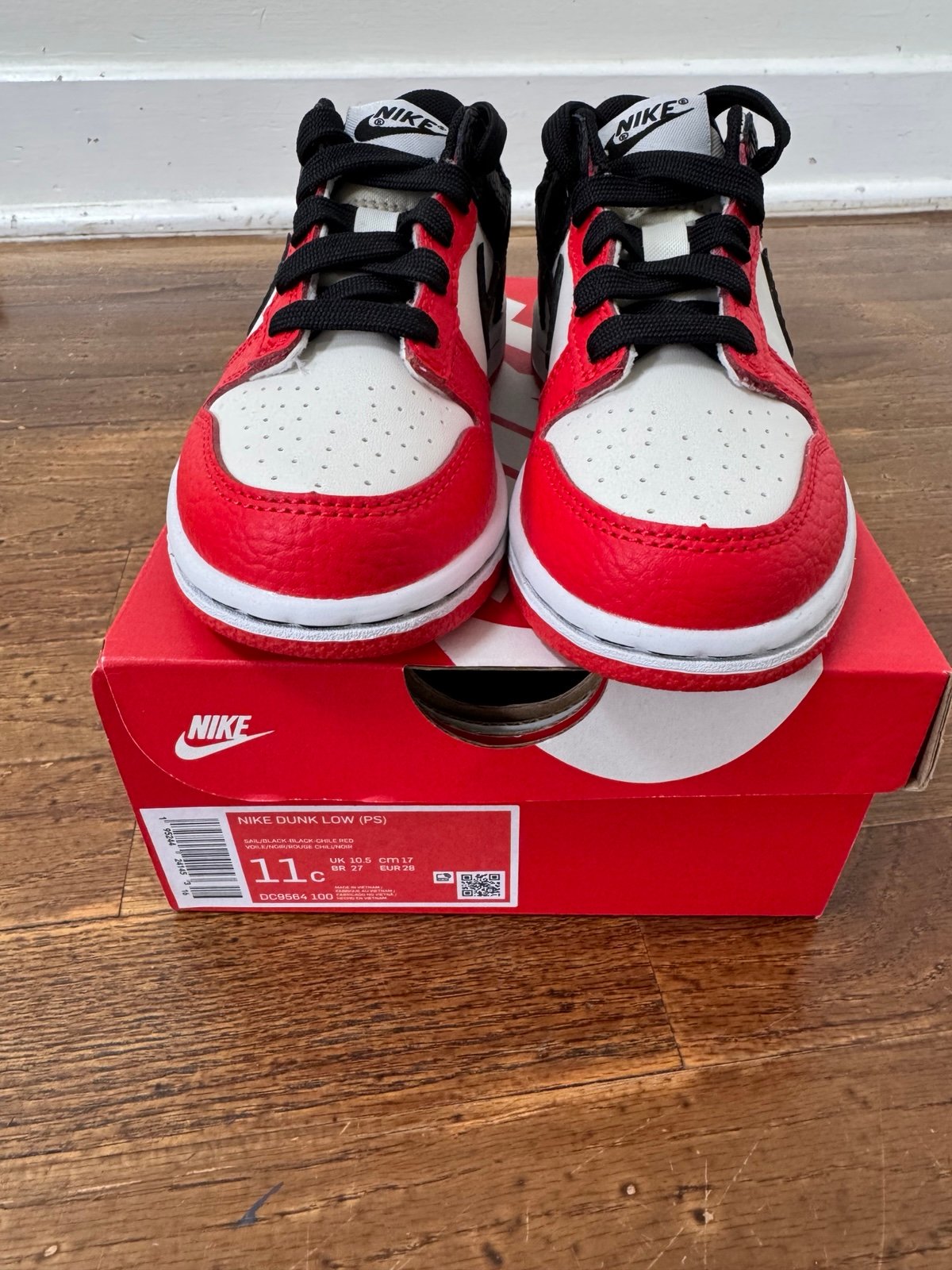 Dunk Low 75th Anniversary Preschool Size 11