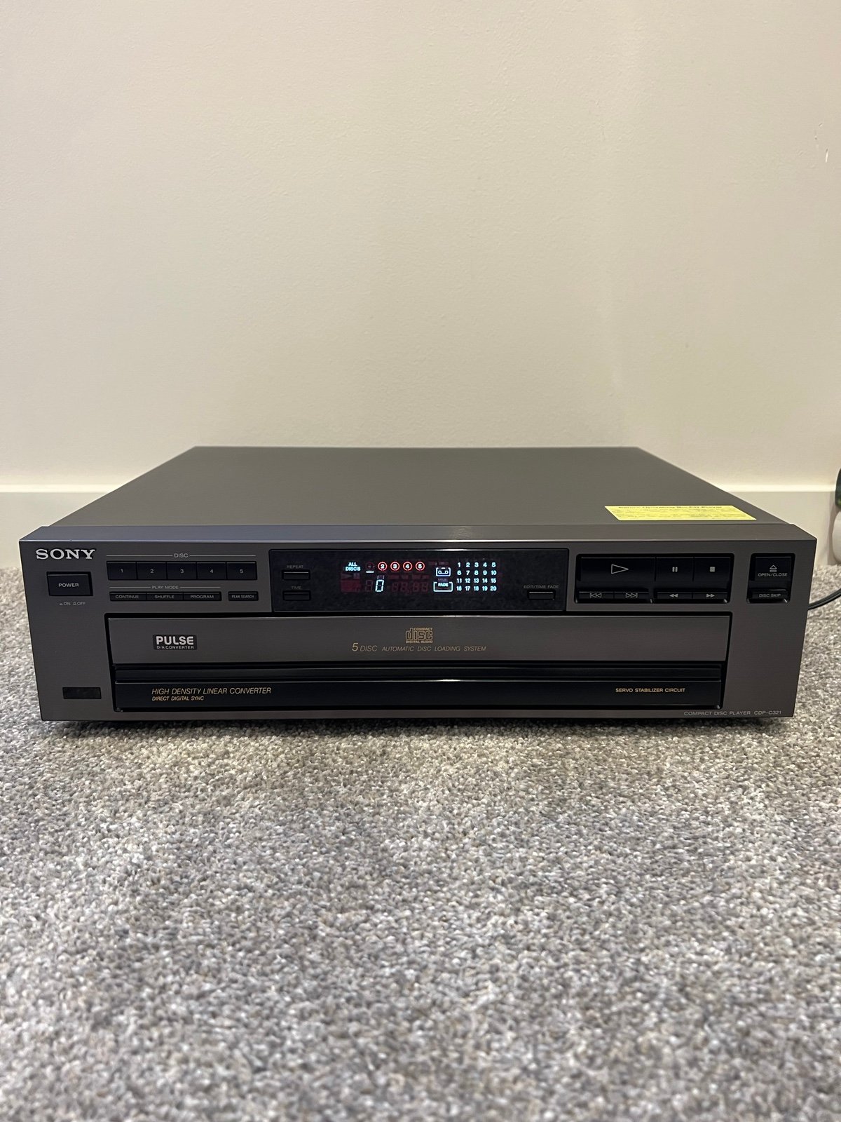 Sony 5 Disc CD Player