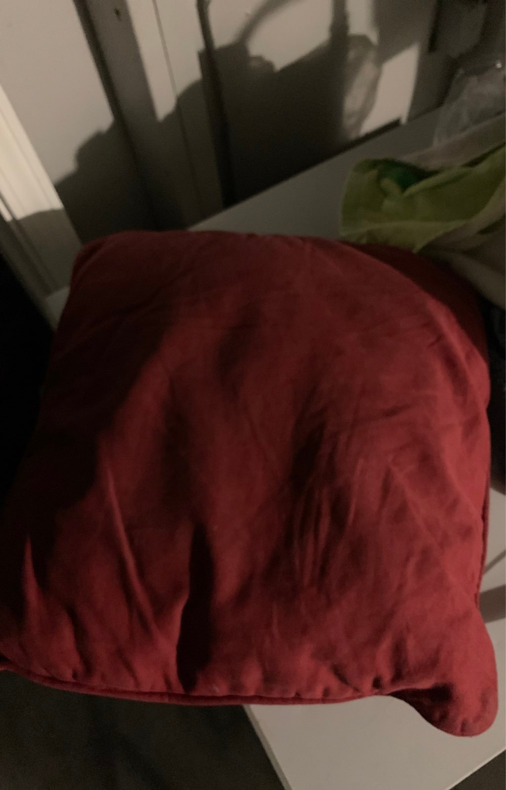 Red pillow