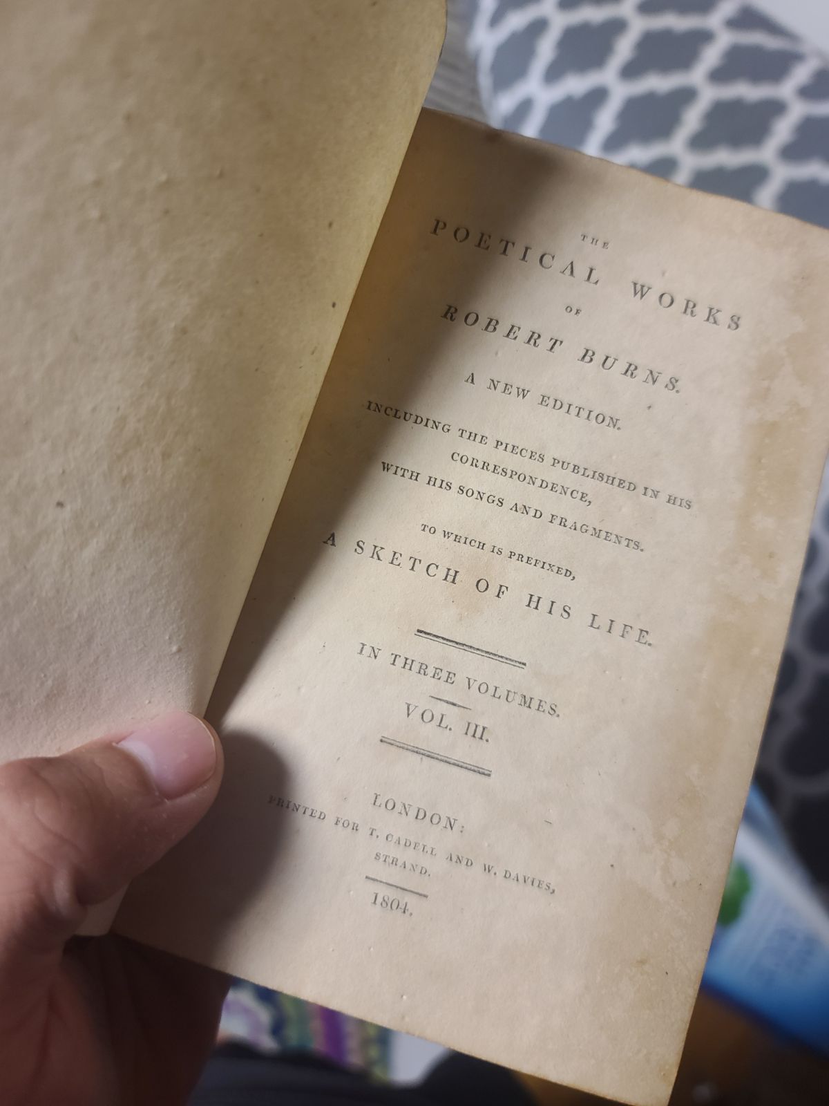 1804 The Poetical Works of Robert Burns