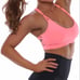 Bombshell sportswear tickle my back braid coral peach Sports Bra medium