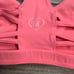 Bombshell sportswear tickle my back braid coral peach Sports Bra medium