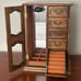 Vintage Avon Wood Jewelry Music Box Organizer
