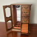 Vintage Avon Wood Jewelry Music Box Organizer
