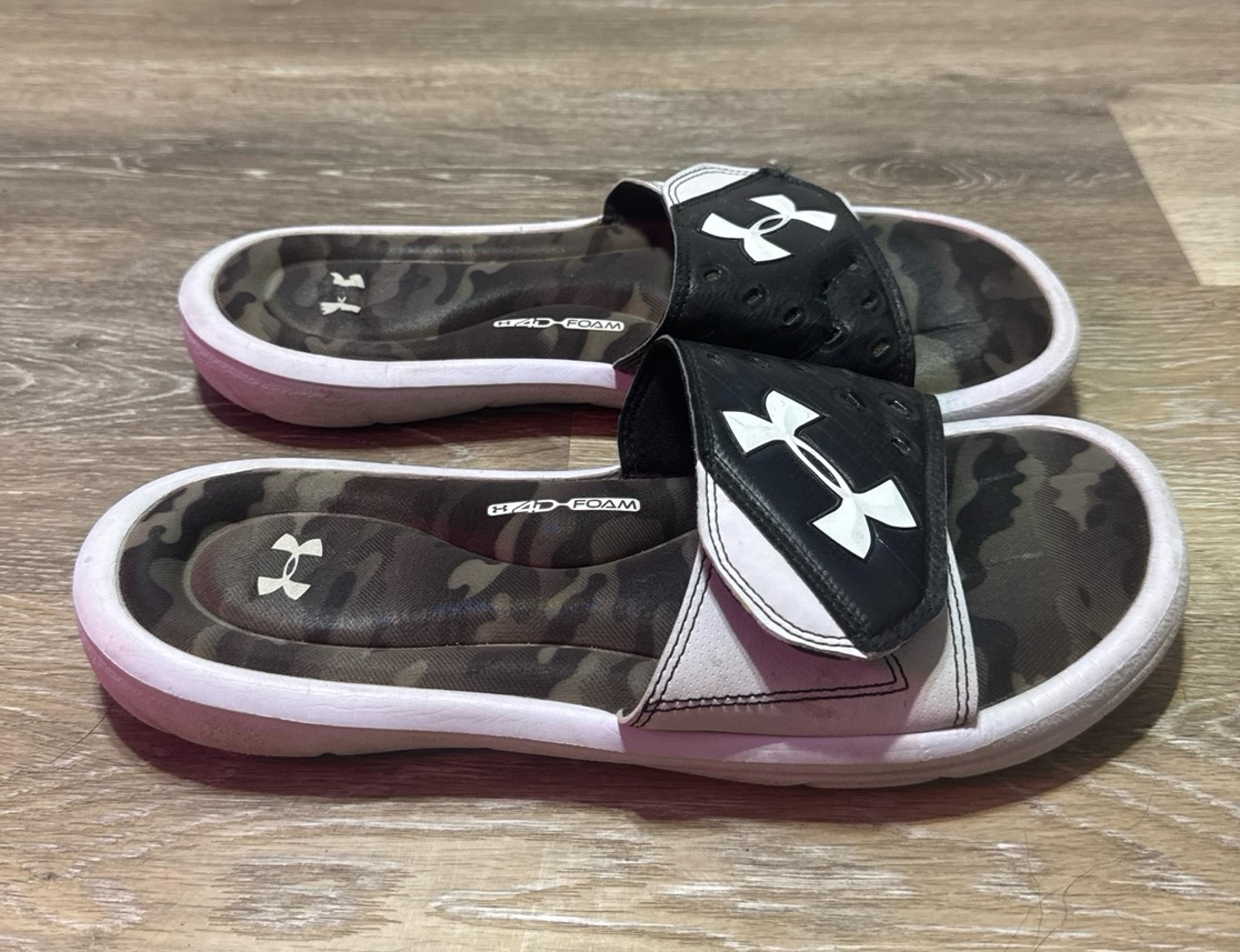 Men’s Under Armour Camouflage Flip Flops Slides Beach Sandals