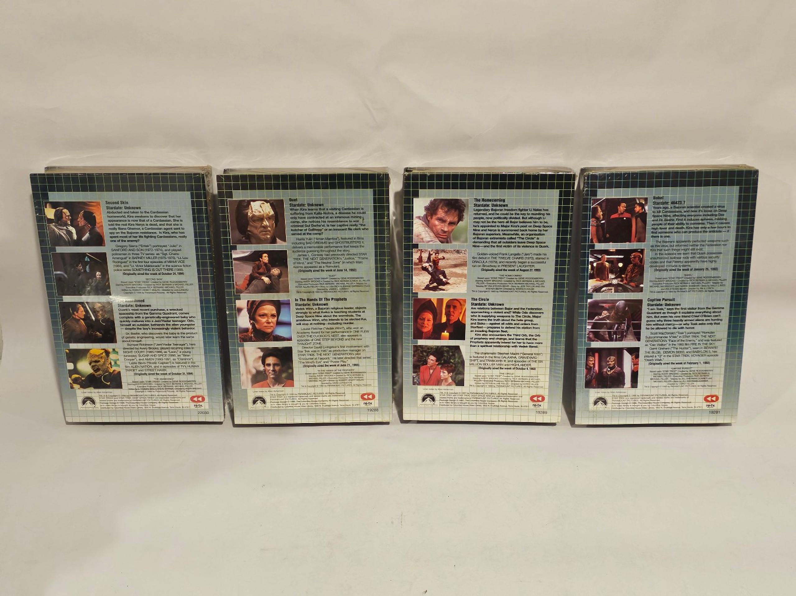 New vintage Star Trek collectors edition VHS SET of 4 tapes