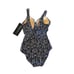 Miraclesuit Women's Silver Shores Criss Cross Escape Swimsuit Size 14 200