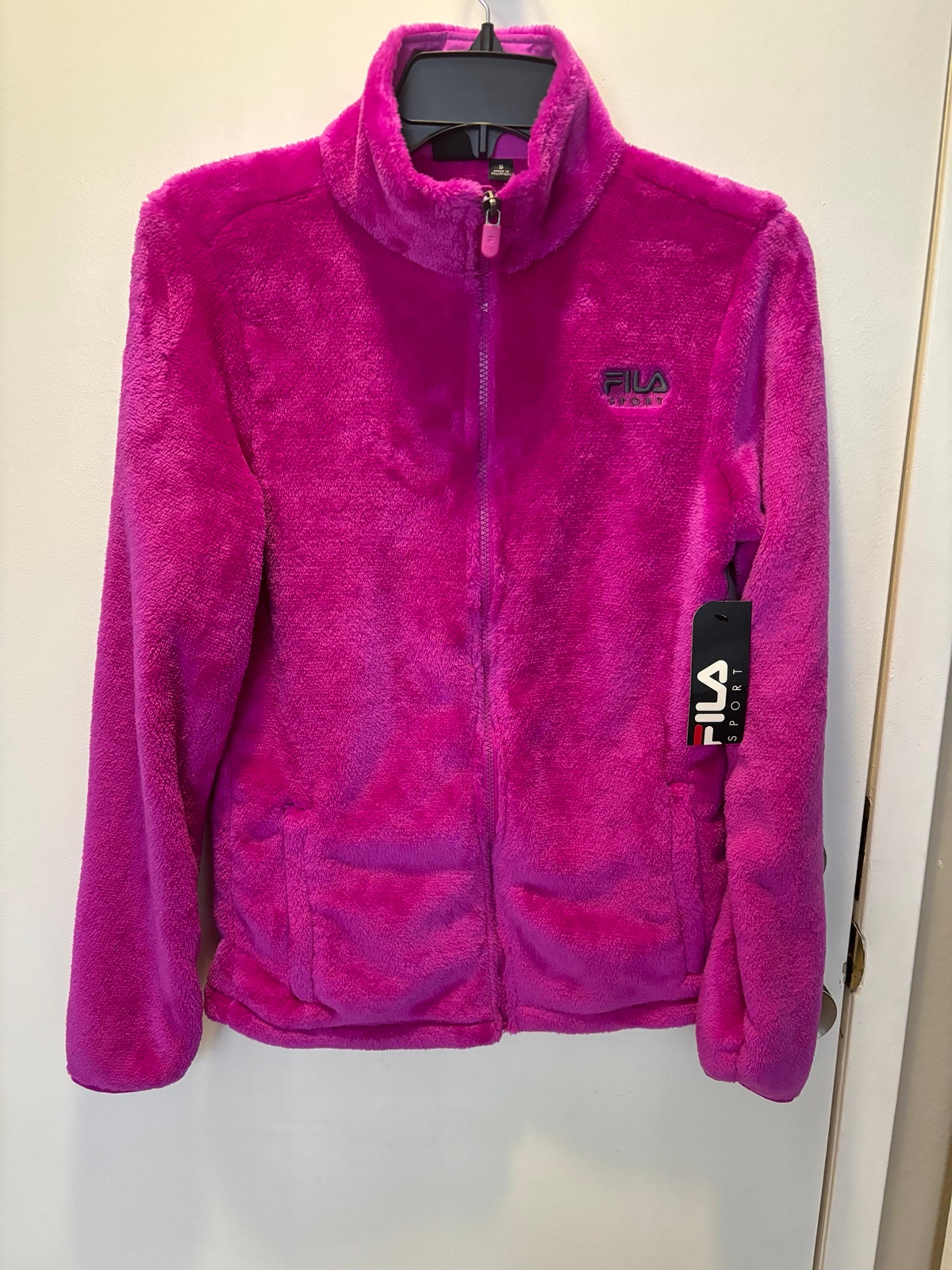 FILA SPORT women’s zip jacket Super soft pink Sz small
