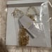 Kendra Scott Pearl Gold Letter M Short Pendant Necklace