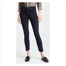 Citizens Of Humanity Rocket Crop Sculpt Skinny in Blue Print