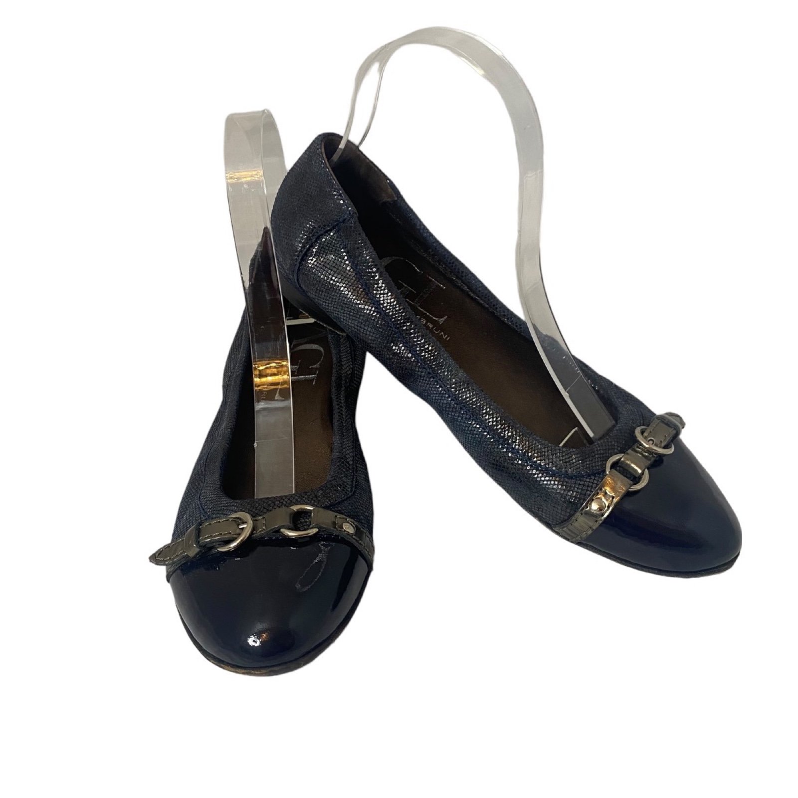AGL Attilio Giusti Leombruni Monica Ballet Flats- Navy Blue