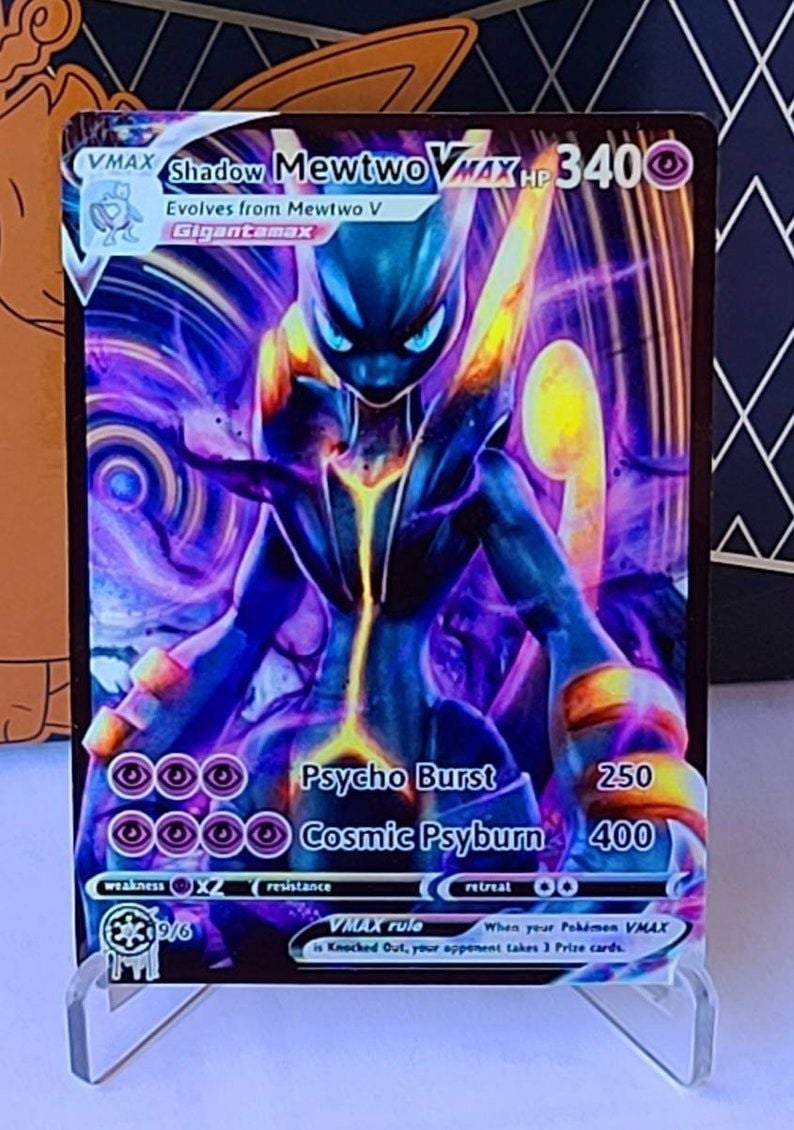 Custom Holographic Pokemon Vmax Card