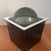 Vintage Atomic MCM Smoked Gray Acrylic Hot Cold Ice Bucket w Lid