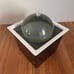 Vintage Atomic MCM Smoked Gray Acrylic Hot Cold Ice Bucket w Lid