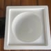 Vintage Atomic MCM Smoked Gray Acrylic Hot Cold Ice Bucket w Lid