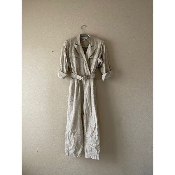 Vintage womens belted jumpsuit