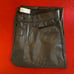 Abercrombie Vegan Leather 90s Straight Pants
