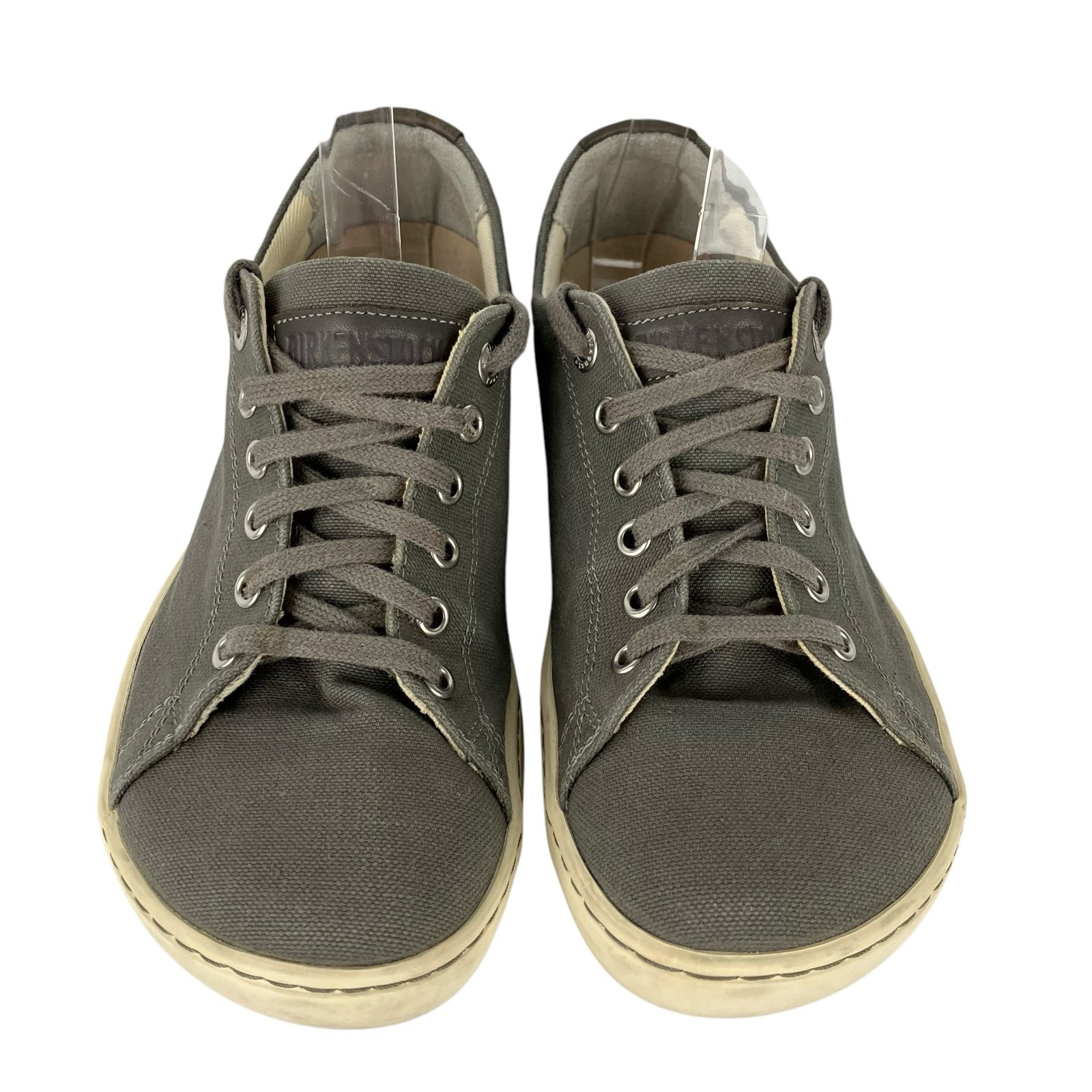 Birkenstock Gray Canvas Laced Sneakers EU 37 US Women's 6 Casual Supportive