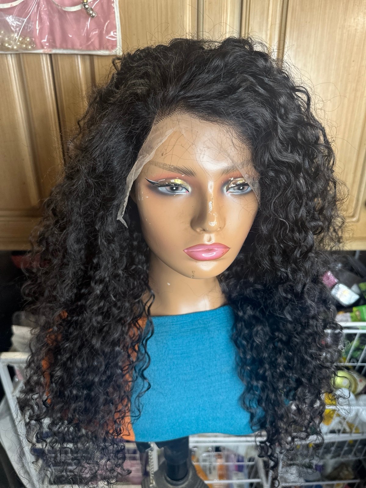 Lot2486 ❤️ New 100% Human Hair Lace Front wig 26”
