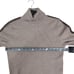 Ralph Lauren Black Label Sweater Womens 1X Ribbed Knit Turtleneck Leather Trim