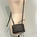 Olivia Harris Black Leather Wallet Wristlet Clutch Crossbody w/ Removable Strap