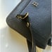 Olivia Harris Black Leather Wallet Wristlet Clutch Crossbody w/ Removable Strap