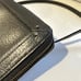 Olivia Harris Black Leather Wallet Wristlet Clutch Crossbody w/ Removable Strap