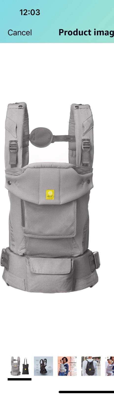 LÍLLÉbaby Serenity Airflow All-Positions Ergonomic Baby Carrier, Newborn to Todd