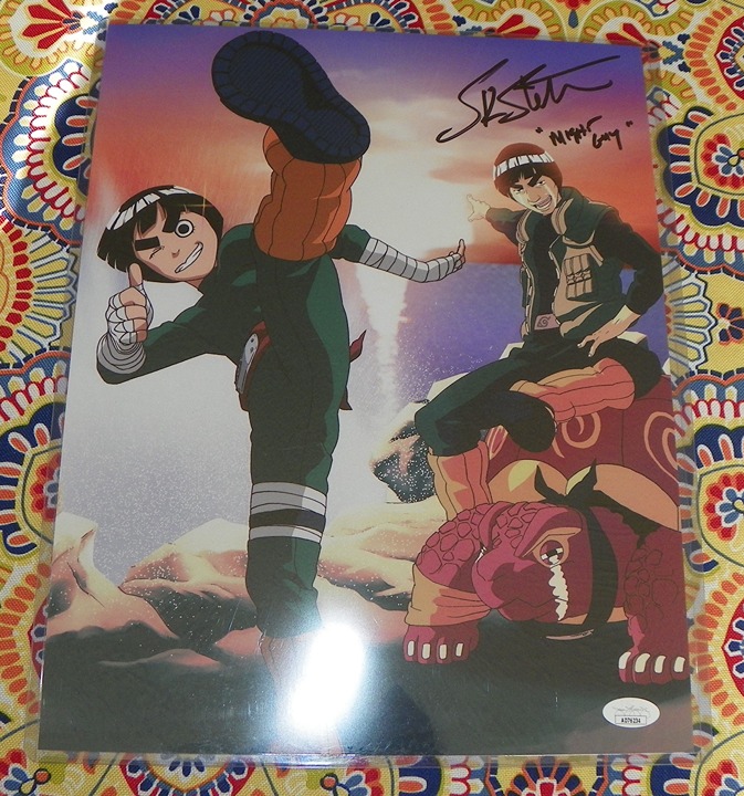Skip Stellrecht Might Guy Naruto Signed 11x14 Photo Auto JSA
