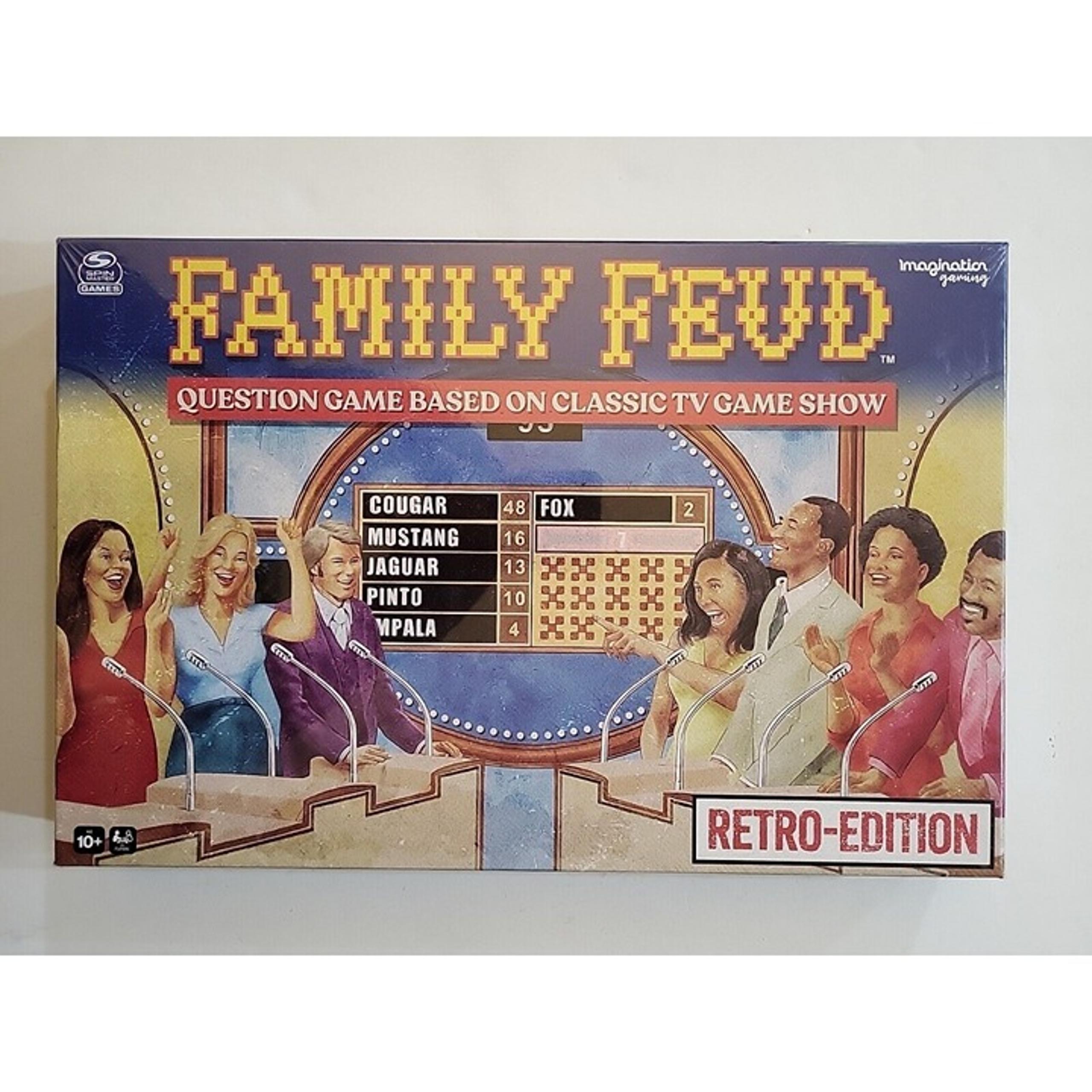Family Feud Retro Edition Board Game  - Imagination Gaming - Ages 10+ NEW SEALED